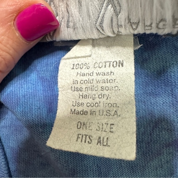 Vintage Stonewashed Western Motif Shirt in Blue One Size - Picture 10 of 11